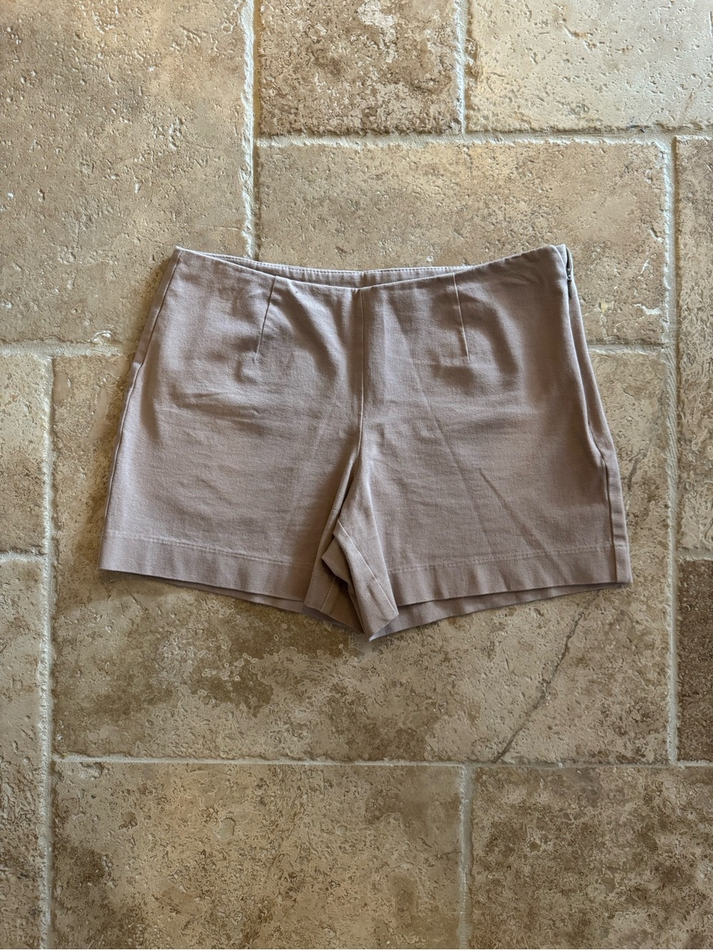 Boston Proper Taupe Knit Bermuda Shorts